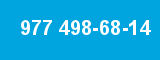 977 498-68-14